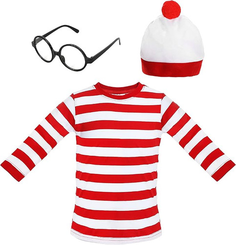 Find striped book character - me,
