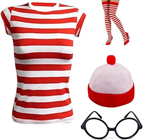 Womens where wally red - wally, &